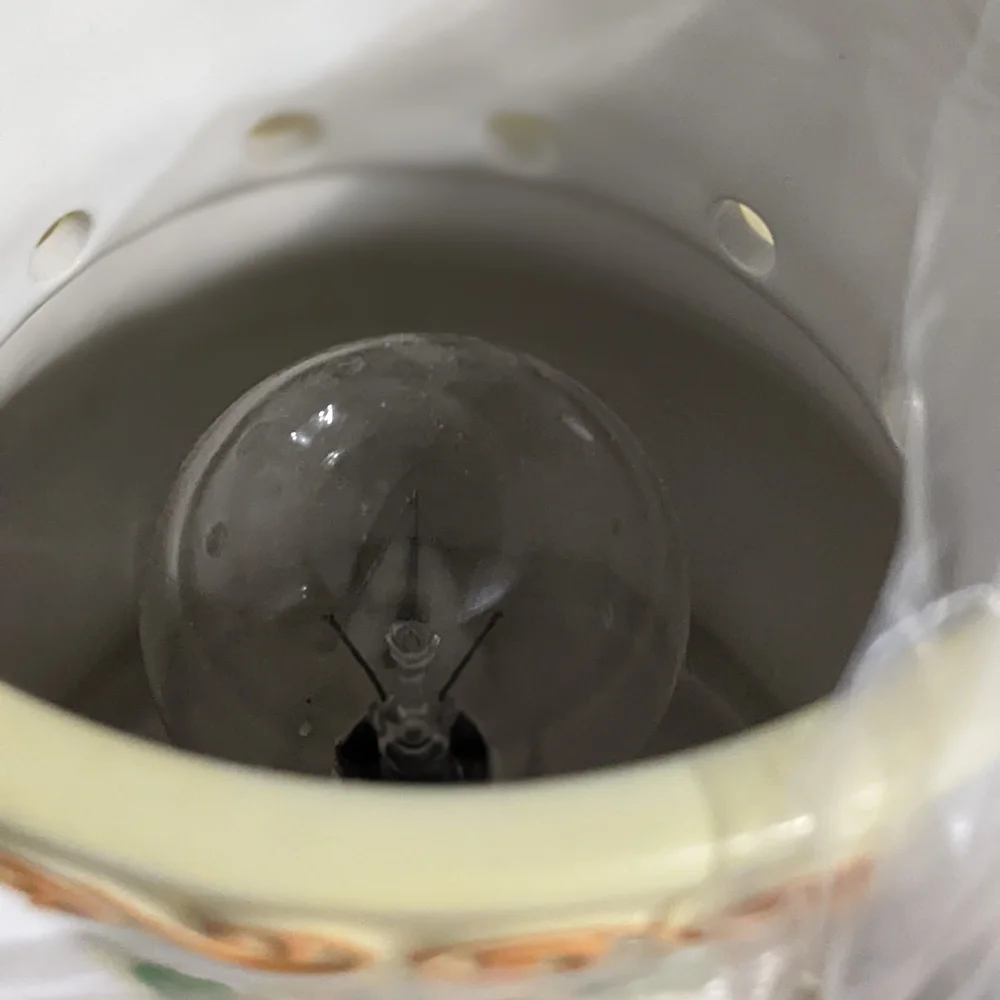 Scentsy Easter Bunny Warmer - White, Pink, and Purple, Yellow - Picture 7 of 8